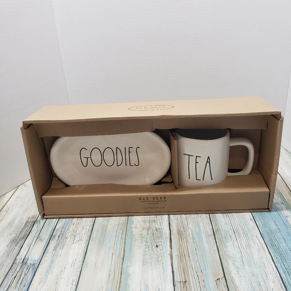 Rue Dunn Oval Plate & Mug Set. - Picture 7 of 8